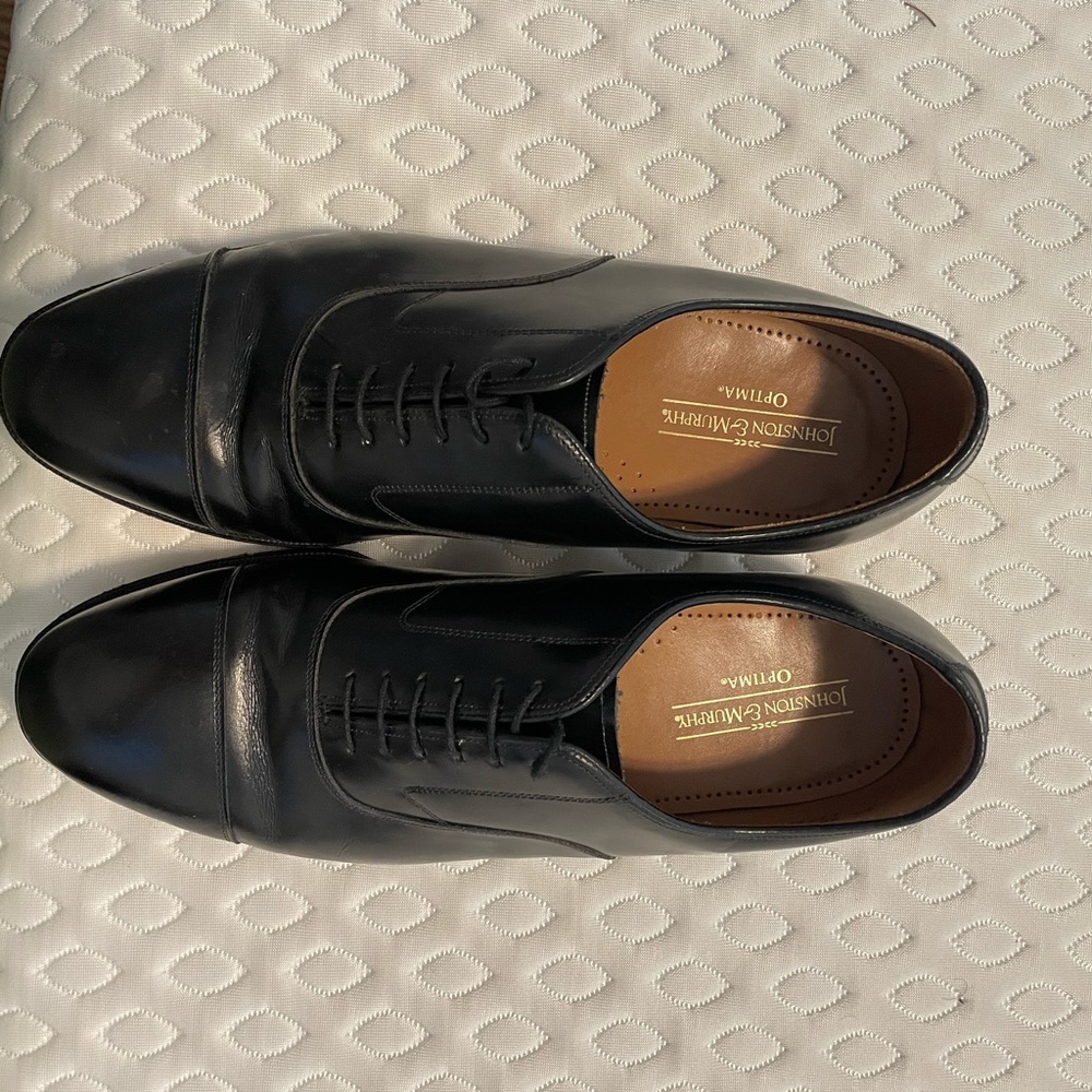 Mens black dress shoes 9.5